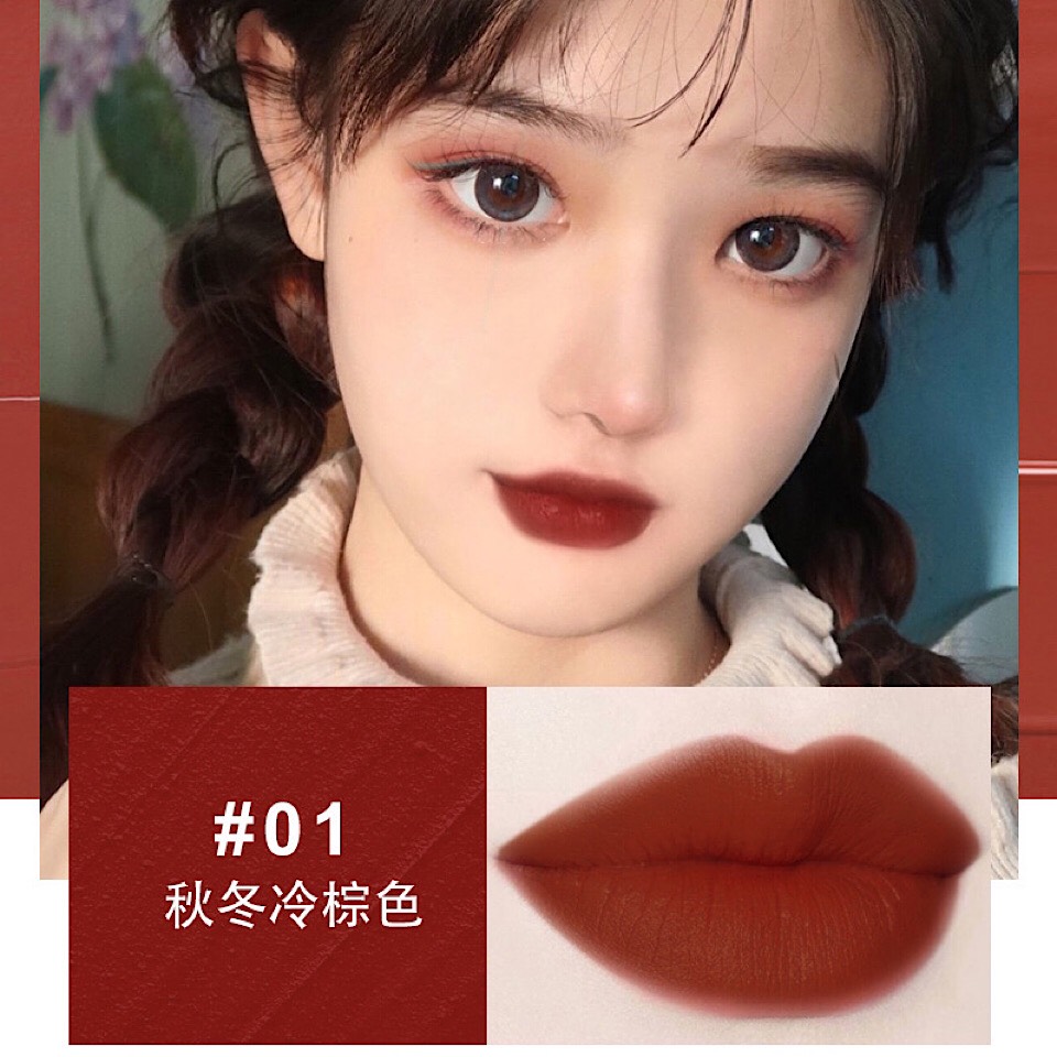 Son Kem Lì Maffick bông tuyết Fluffy Lip Glaze Siêu Xinh Chất Mềm Và Mịn Môi